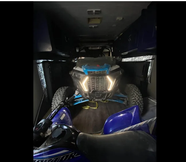 New RGBW Front Signature Accent Daytime Running Car Led Turning Signal Fang Daytime Running Light Kit For Polaris Rzr Xp 1000 17