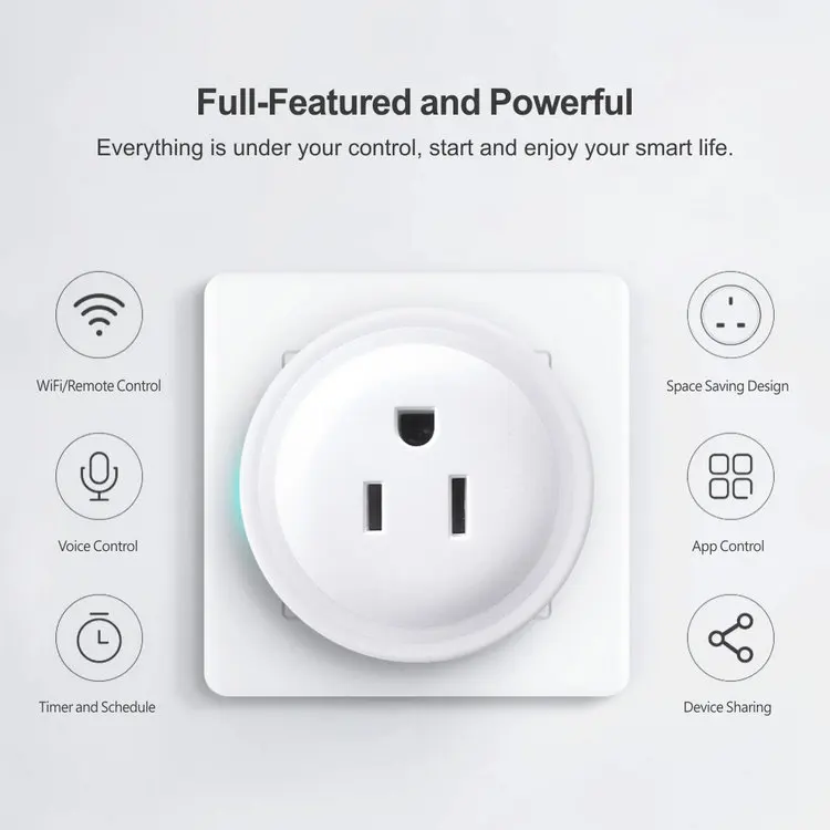 6pcs Wifi Outlet Smart Socket Smart plug Smart Life APP control