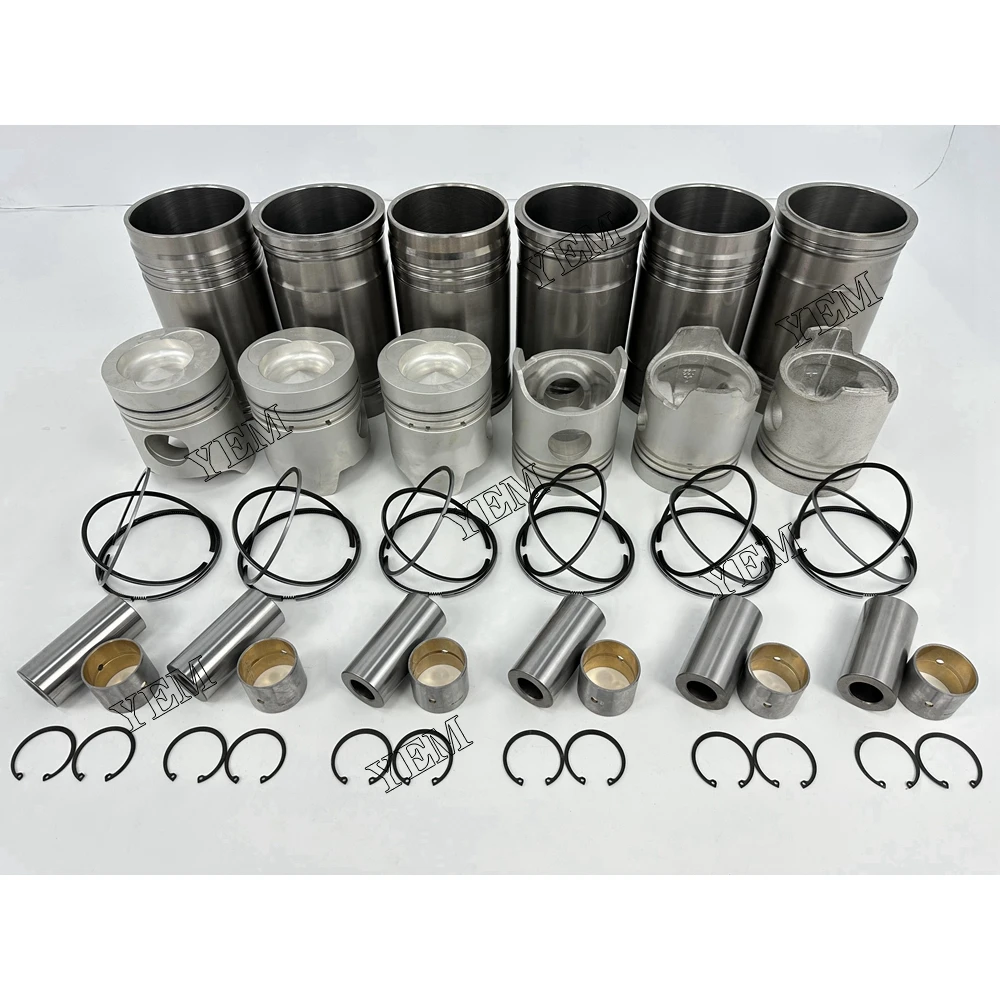 For Mitsubishi 6D22 Cylinder Liner Kit Machinery Engine Spare Parts 5