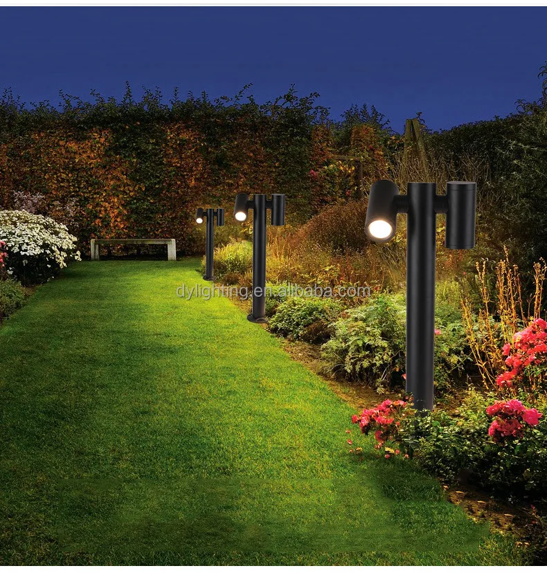 Modern 12v Outdoor Pathway Garden Landscape Lawn Light Led Outdoor Spot Lamps Led Solar Bollard