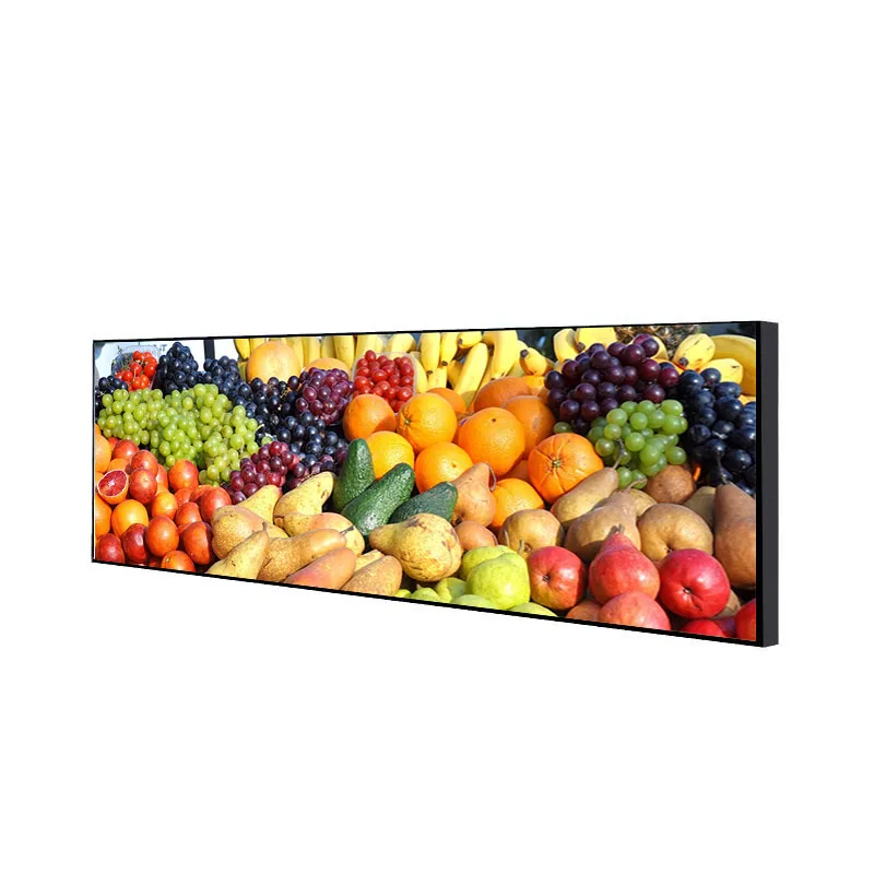 88-Zoll-LCD-Display mit gestreckter Leiste für den gewerblichen Gebrauch, ICD-Werbedisplay, 700-Nits-LCD-Panel, ld880den-uka1, digitale Beschilderung und Anzeige