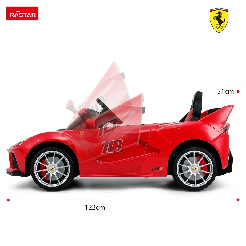 Rastar ライドオントイ 赤いフェラーリ FXX K 3歳から8歳向け 電動カー