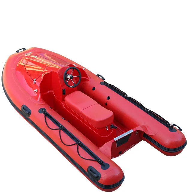 2024 New Design High Speed Jetski Boat 2 Person PVC/Hypalon Inflatable Mini Pontoon Jet Ski RIB-350 Boat with CE