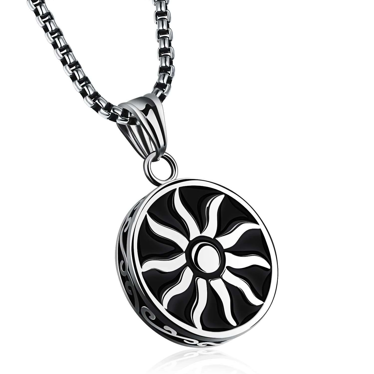 Stainless Steel Antique Sun Pattern 