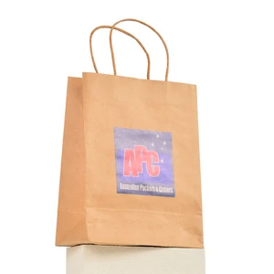 Factory Direct Sales Thickened Kraft Paper Material Printed LOGO Handle Design Paper Bag Eco-friendly Customizable Gift