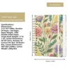 Pared floral en relieve 2027-043