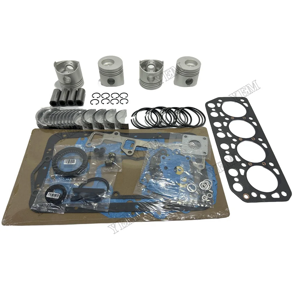 K4F Overhaul Rebuild Kit for Mitsubishi Engine Piston Ring Bearing Gasket Set
