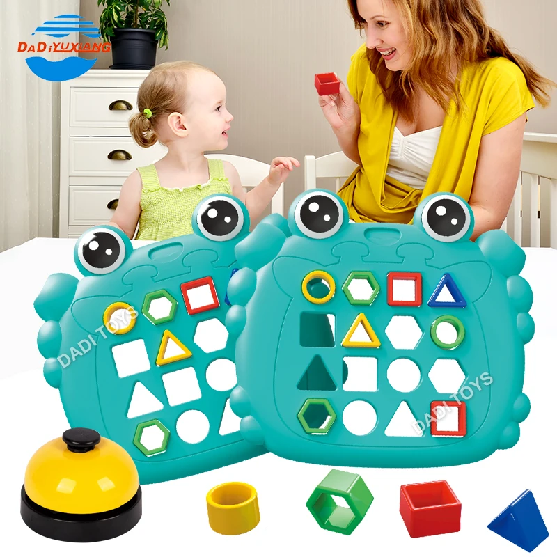 Plastic Crab Educational Sorting Matching Toys Game Shape Matching Toys