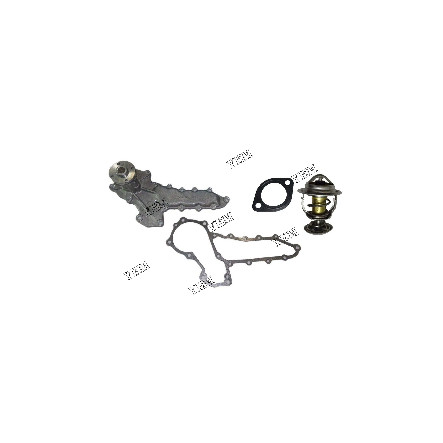 Water Pump & Thermostat for Kubota Tractor L2950DT L2950DT-GST L2950DT-WET Engine Parts Factory