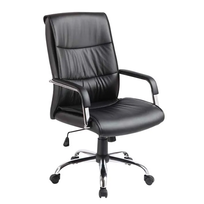 High Quality Classic Style Swivel High Back Leather Staff Office Room Computer Chairs