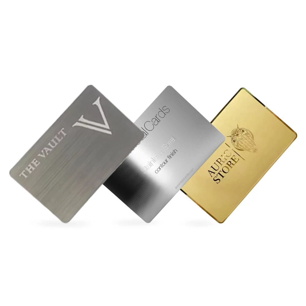 NFC Metal Business Card Blank Custom Iso 14443 RFID Metal NFC Blank Business Luxury Card