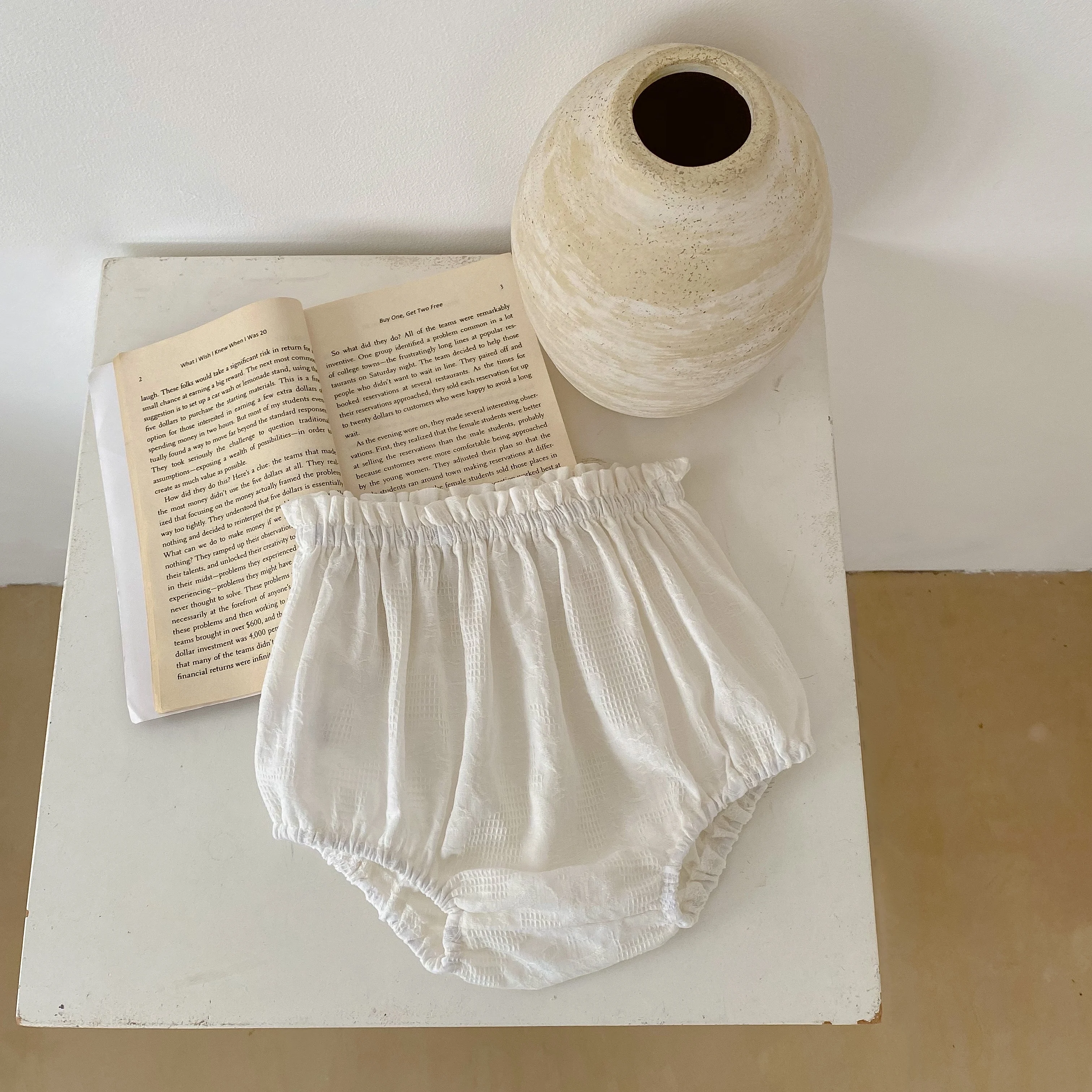 Baby thin clothes newborn summer unisex cotton simple pants infant loose baby bread pants