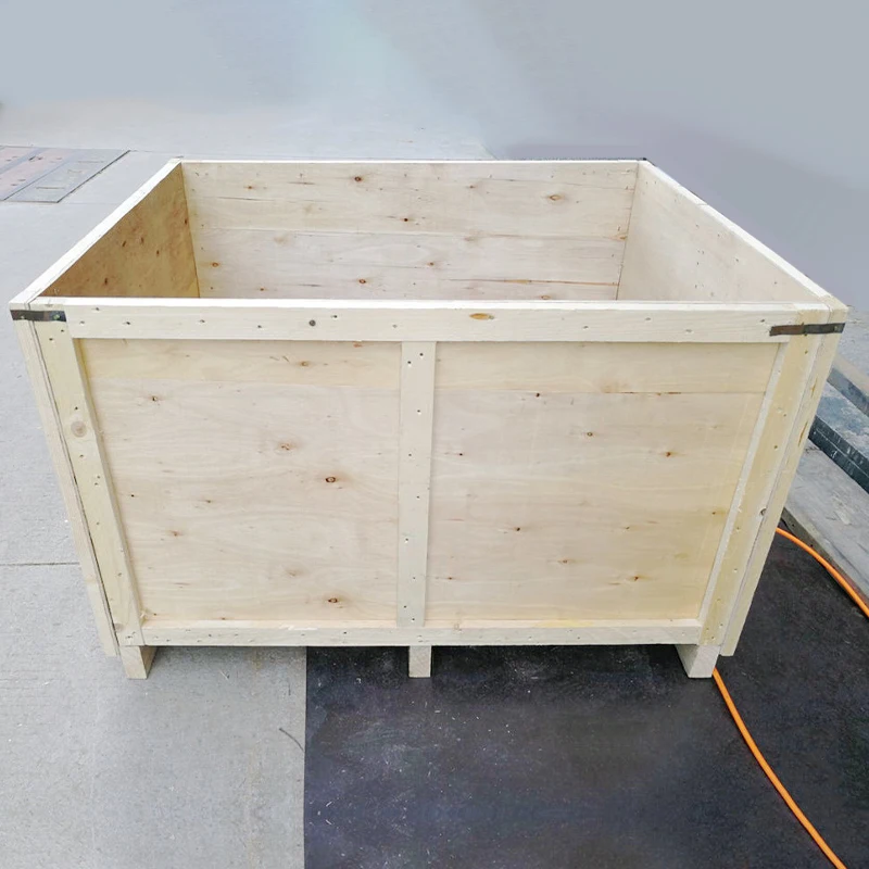 High Quality Customized Wooden Crate for Exhibition Transportation Plate Crate Stackable Wood Crate Storage Box Wholesale