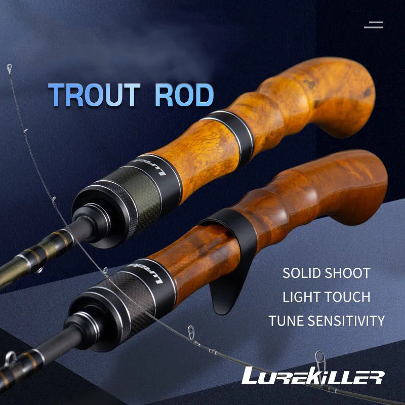 Lurekiller Japan Fuji Portalbe Trout Rod 1.4M Wood knob