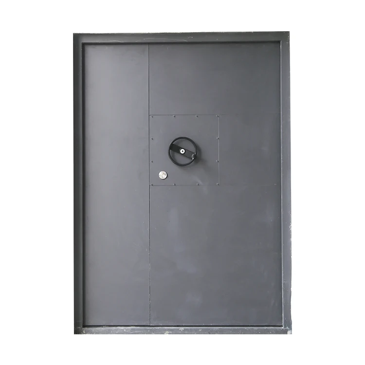 Galvanized Steel Bullet Proof Security Door Blast Resistant Armoured Doors