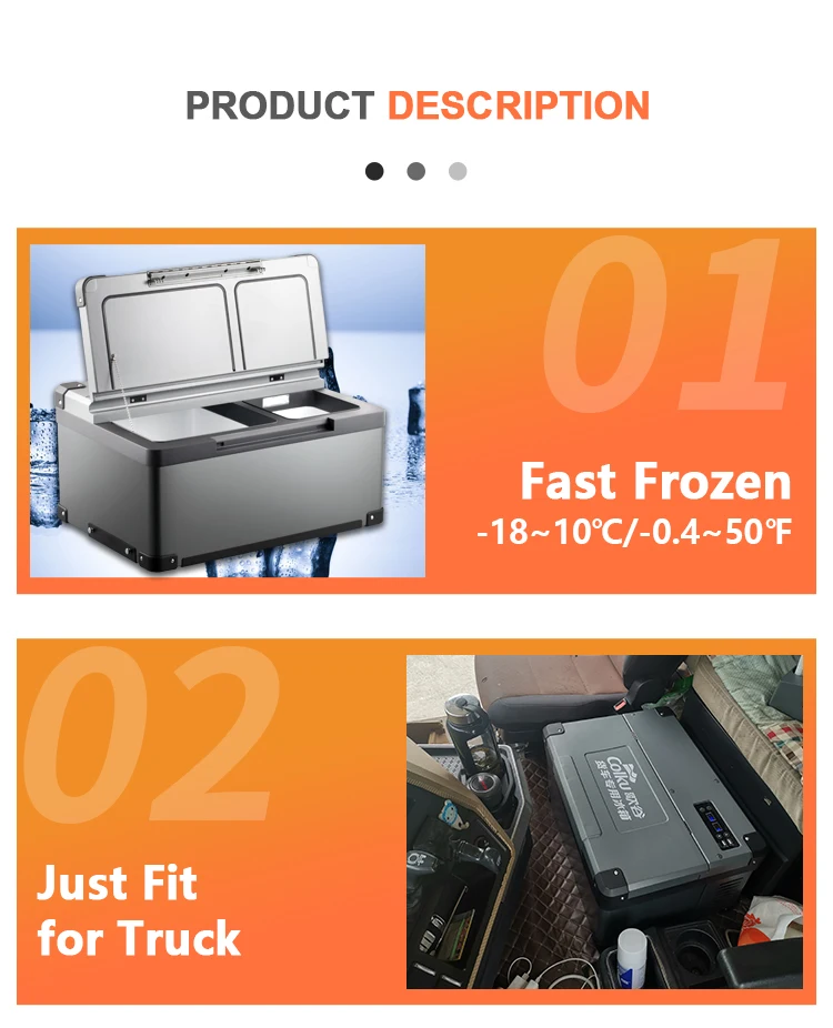 Colku Brand Tf45d Truck Fridge Mini Portable Driver Cab Cooler Small