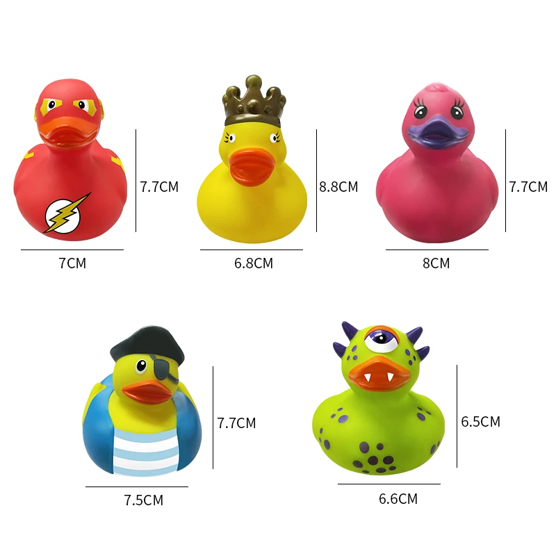 Симпатичная маленькая Желтая утка, игрушка для ванной, мягкие резиновые плавающие утки