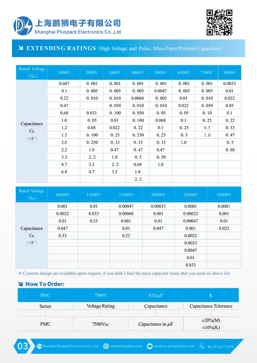 High Temperature Mica Paper Capacitor 3.5kV 3500V 0.033uF 0.033MFD 0 ...