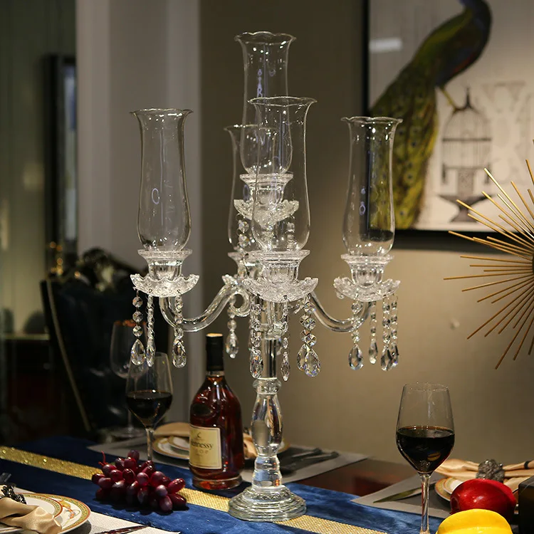 Long Stem Candle Holder Arabic Candle Holder Crystal Wedding