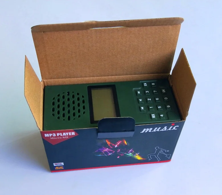 With Rechargeable Battery and Memory Timer Outdoor Hunting Birds Song Mp3 Player Caller Machine