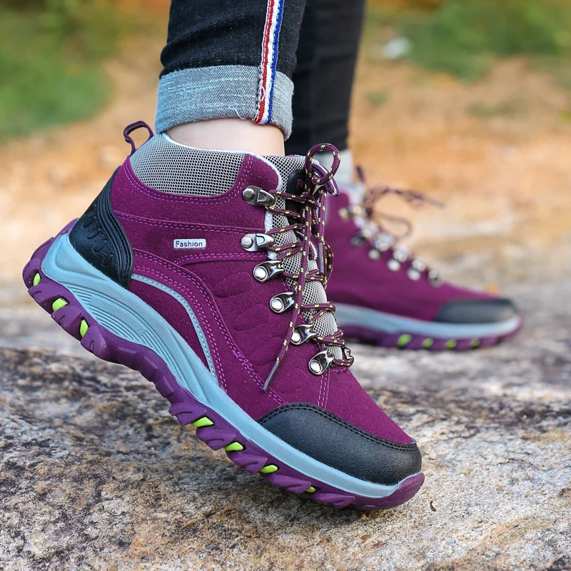 HOT Hiking Boots Womens Winter Boots Winter High Top Women