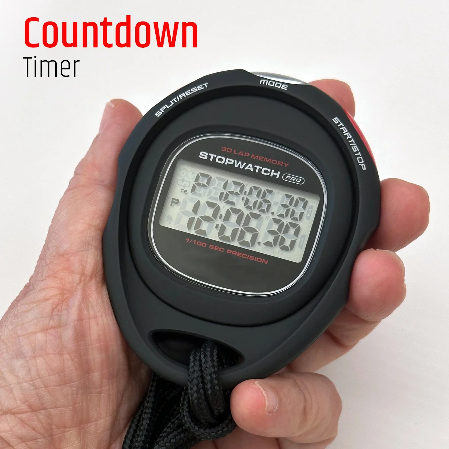 New Arrival 2024 Professional 30 Lap Stopwatch Digital Laboratory Sport Stopwatch