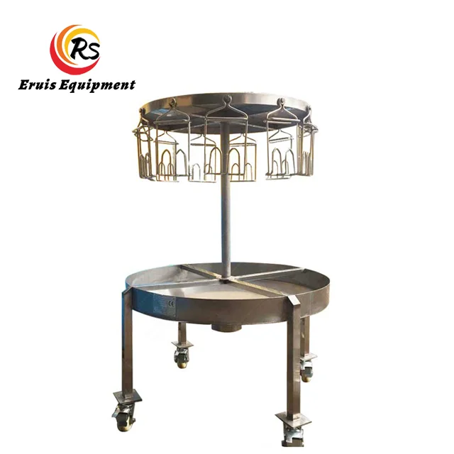 Small Capacity Chicken Slaughter With Boiler Chicken Meat Processing Scalder / Chicken Dressing Machine
