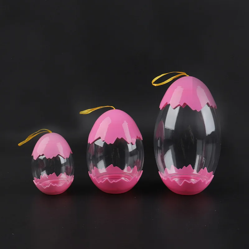 Customizable Large PET Fillable Easter Eggs for Kids for Easter Egg Hunts and Party Favors New Arrival