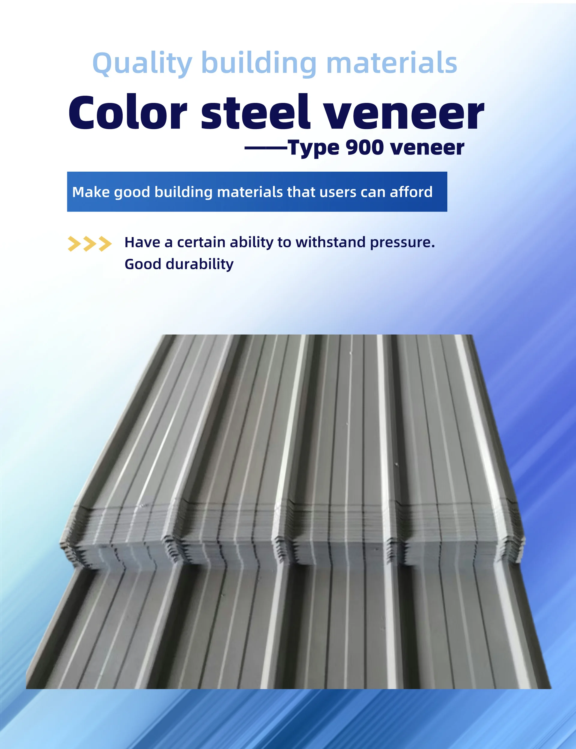 ppgi roofing sheets/galvanized corrugated sheet/metal roofing sheet design-900 supplier