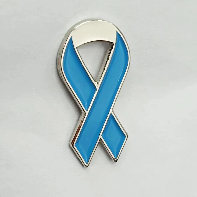 Персонализированная индивидуальная булавка для рака молочной железы лента эпилепсии толстой кишки розовая фиолетовая зеленая желтая повышения осведомленности об аутизме на лацкан