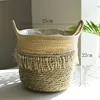 Bouche pompon blanc cassé 25 cm