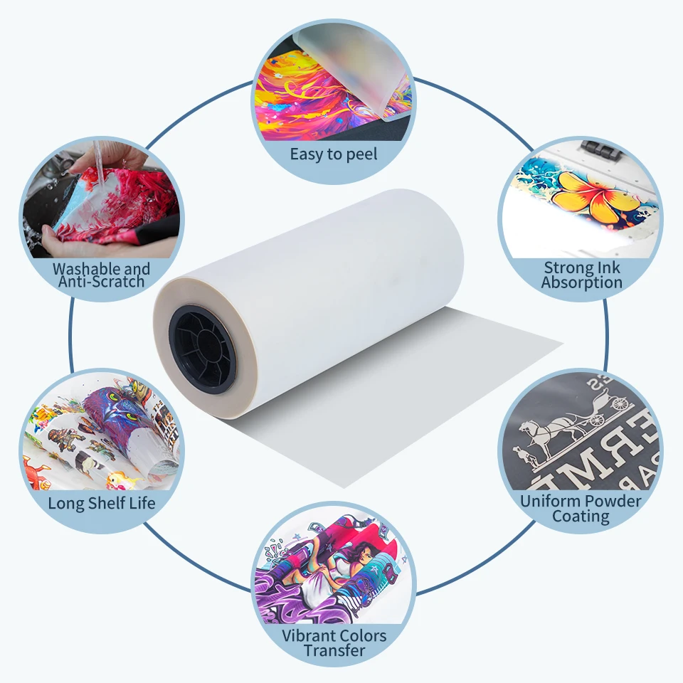 30cm X 100m DTF PET Film - Efficient Heat Transfer Printing