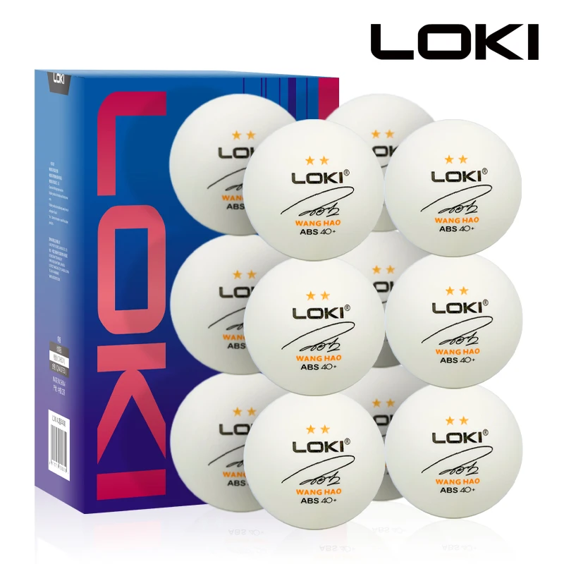 LOKI новые высококачественные мячи для пинг-понга на заказ оптом настольного тенниса 3 звезды