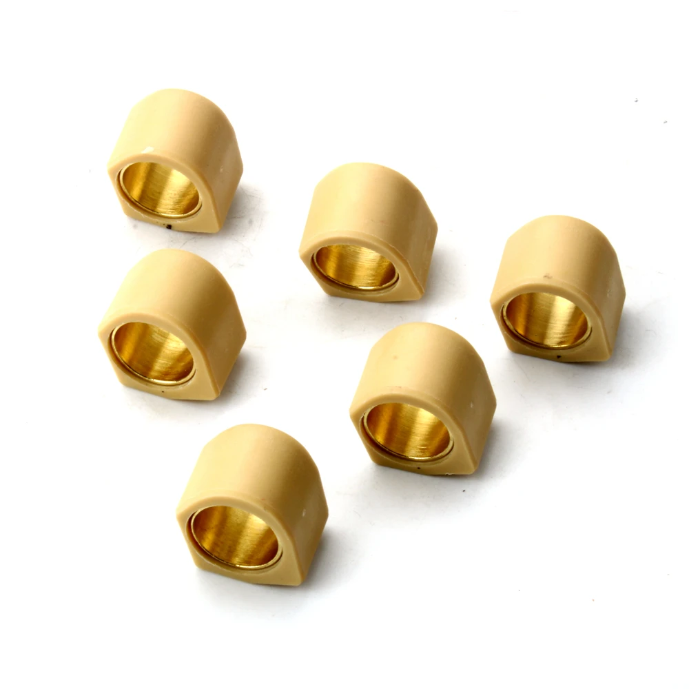 6PC Racing XCiting400 Quality Roller Weights 25x20mm for XCiting I ABS 400cc Scooter Engine Parts 22121LKF5305