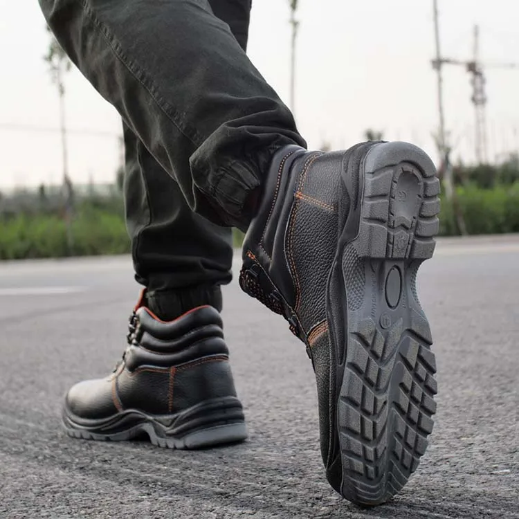 DUNGOOD Steel Toe Boots Heavy Duty Safety Shoes for Men