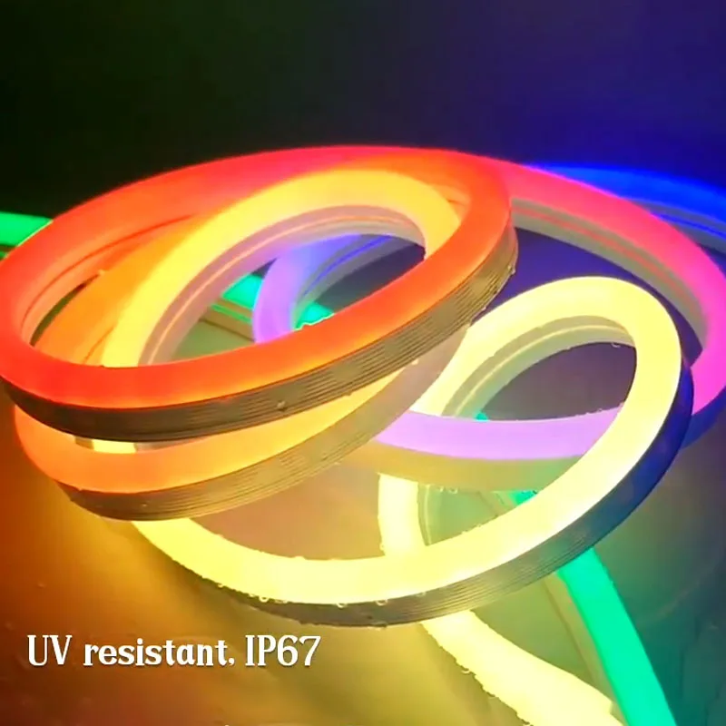 Factory Direct Sale LED Neon Light Sign Rainbow Wall Hanging Led Neon Lights IP67 Neon LED Strip Light for Game Room Bedroom