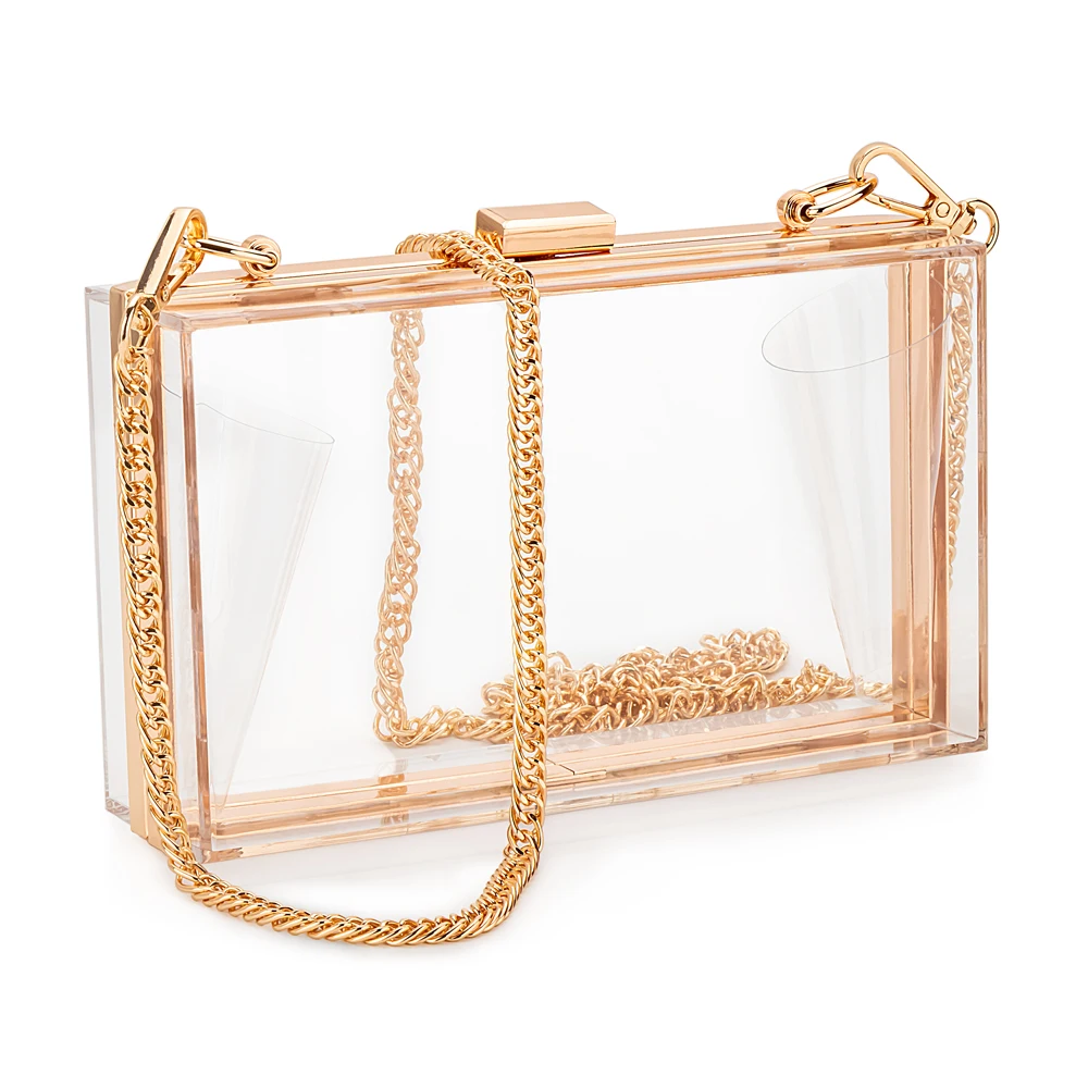 Dropship Transparent Luxury Designer Bag Bride Clear Clutch Purse Unique  Shaped Party Evening Handbags Acrylic Crossbody Women's Bag 2023 to Sell  Online at a Lower Price