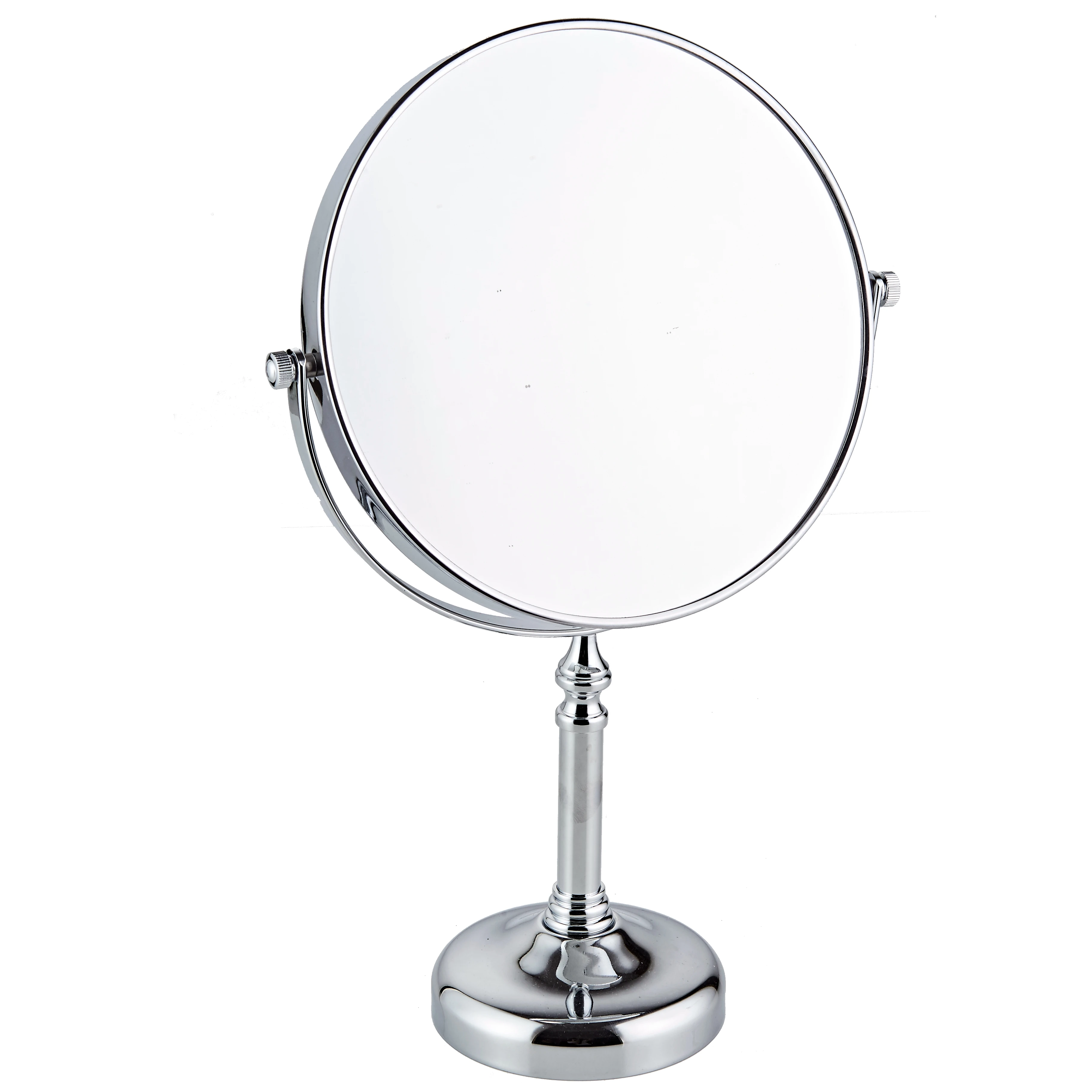 Двухстороннее косметическое зеркало, раздвижное увеличительное зеркало, складное зеркало для отеля, декоративное круглое зеркало для макияжа для ванной комнаты в общежитии