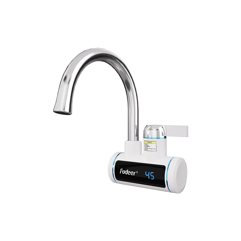 Rubinetto Elettrico ZVD Con Scaldabagno Istantaneo, Display Della Temperatura A Led Rubinetto Da Cucina Girevole A 360 Rubinetto Per Lavello Nero Rubinetto In Acciaio Inossidabile Da 3000 W 88867680
