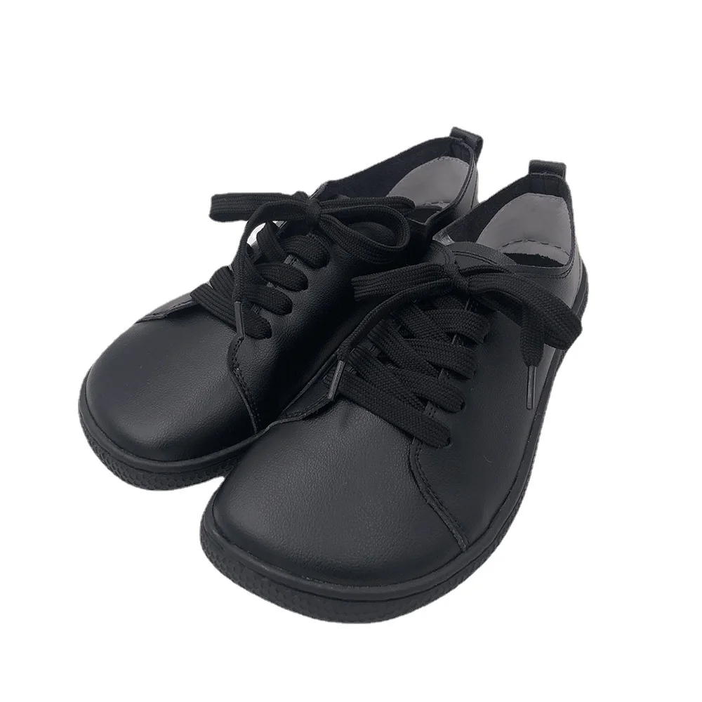 Tipsietoes Natural Cotton Black Canvas Barefoot Sneakers Size EU47 US13 Wide Toe Wide & Extra Wide Toe Box TipsieToes Minimalist Barefoot  main image 3