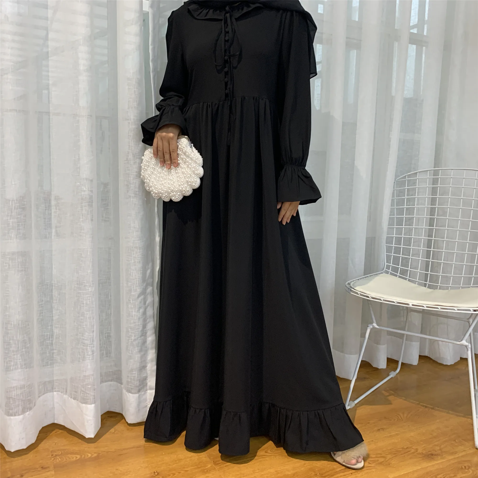 nida long sleeve dress Significant Other Nida Long Sleeve Dress in White