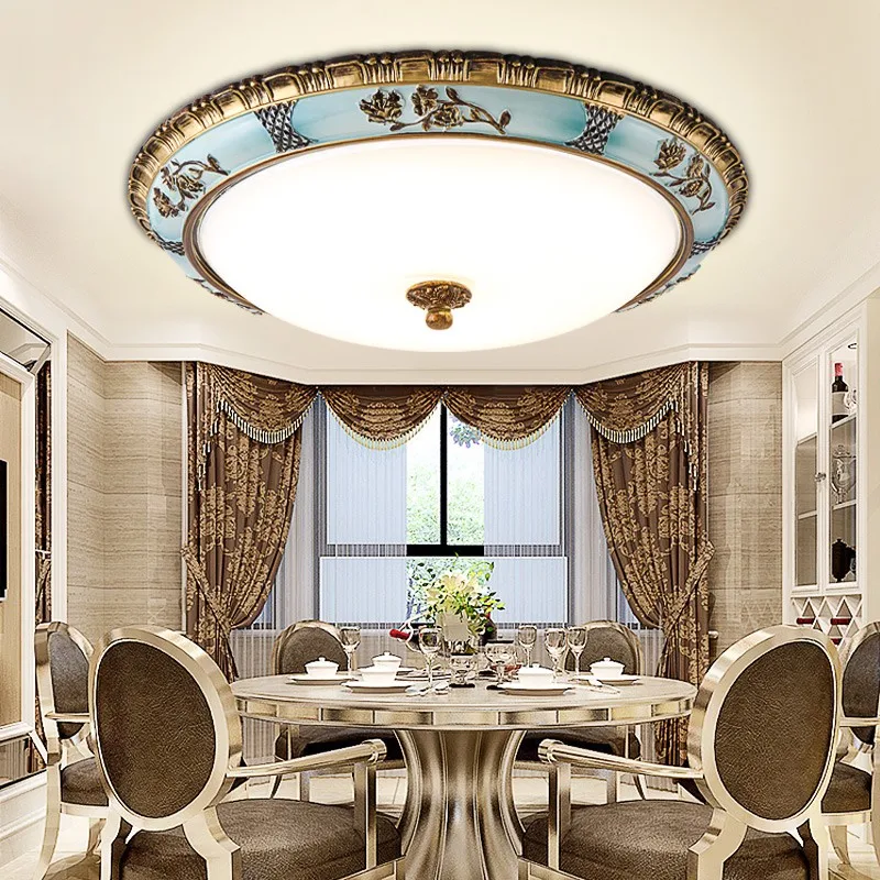 Modern Home Design Surface Mounted Remote Control LED Lamp Acrylic Round Bedroom Decorative Ceiling Lamp