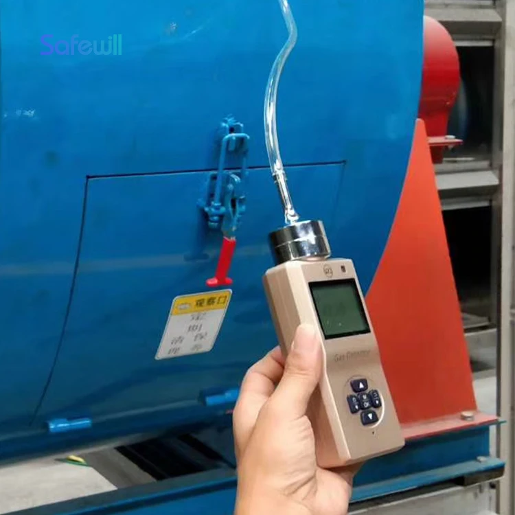 Portable Single Gas Detector for N3 NH3 O3 Handheld Nitrogen Purity Tester with Pump Suction Low Price Gas Leak Detector