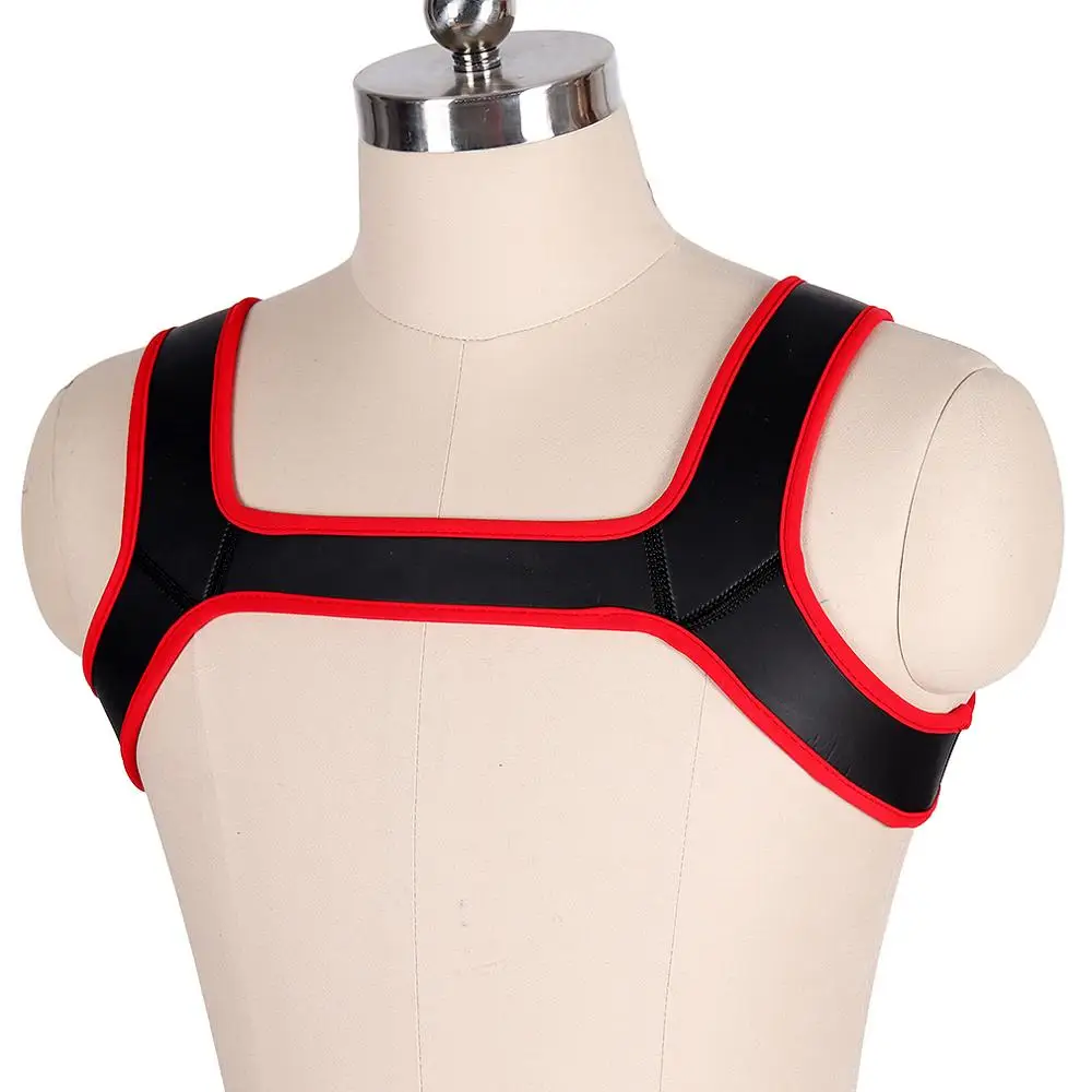 Men's Chest Harness Bondage Clubwear Shoulder Strap Body Muscle Belt Straps Men's Chest Harness Bondage Clubwear Shoulder Strap Body Muscle Belt Straps