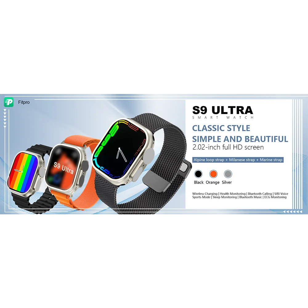 Smart Watch 2023 Ladies Smart Watch Waterproof S9 Ultra Reloj Smart