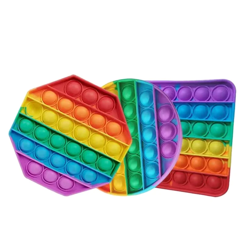 BSBH Pop Bubble Fidget Toy Anti Stress Relief Games Fidget Toys Pop It Push Pop Bubble Fidget Toys for Adults Boy and Girl Play
