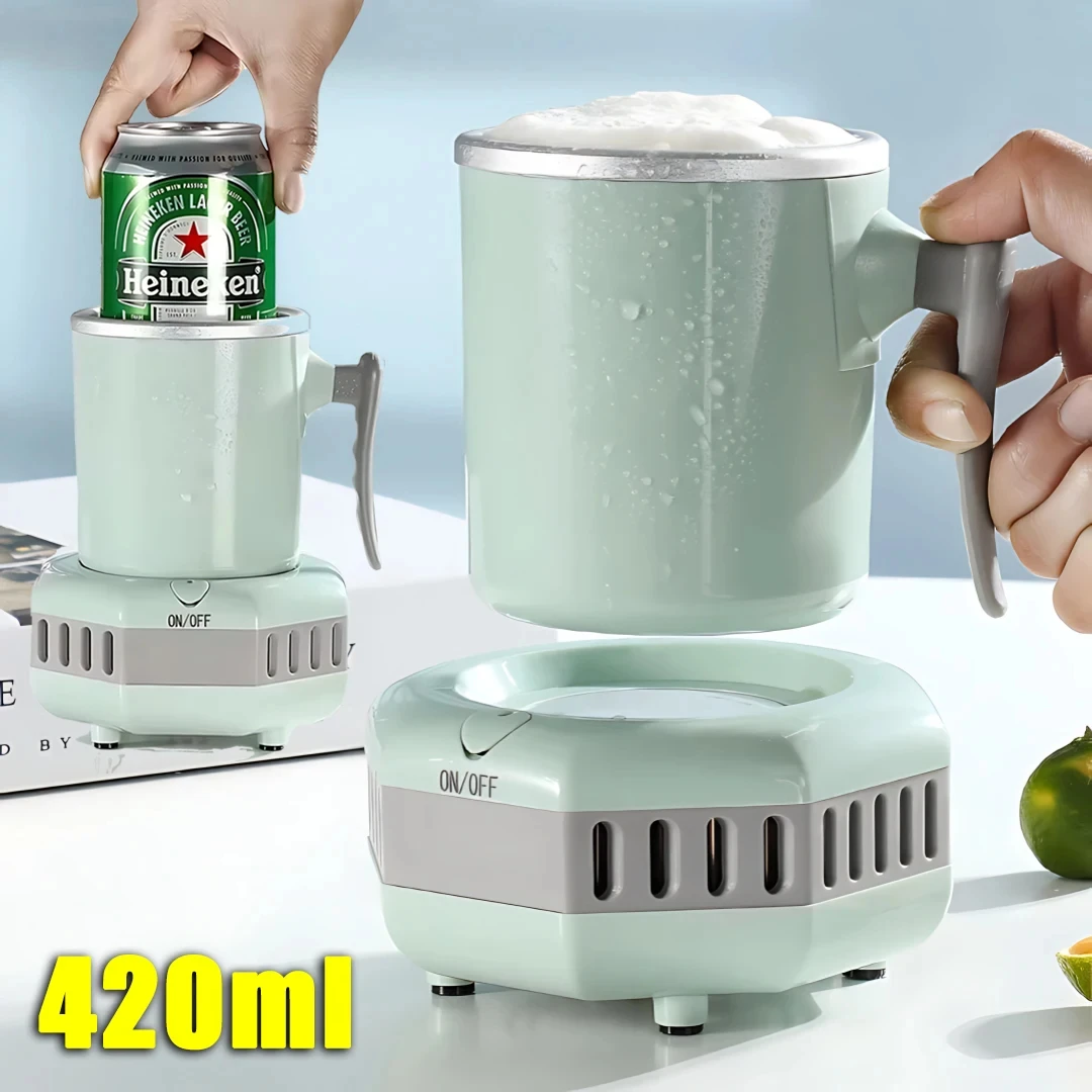 High Quality Intelligent Quick and Necessary Cold Cup Freezing Machine Portable Ice Cooling Cup Hesting Standard Office Used