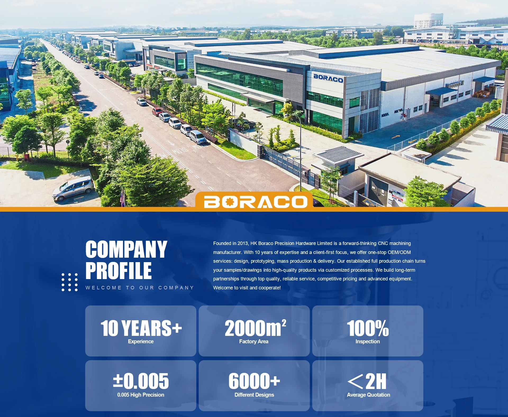 Company Overview - HK BORACO PRECISION HARDWARE LIMITED
