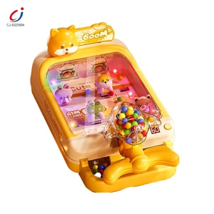 Chengji Marble Machine Game Cartoon Finger Pinball Machine Toy Machine Electronic Tabletop Sounds Children's Marble Game Machine