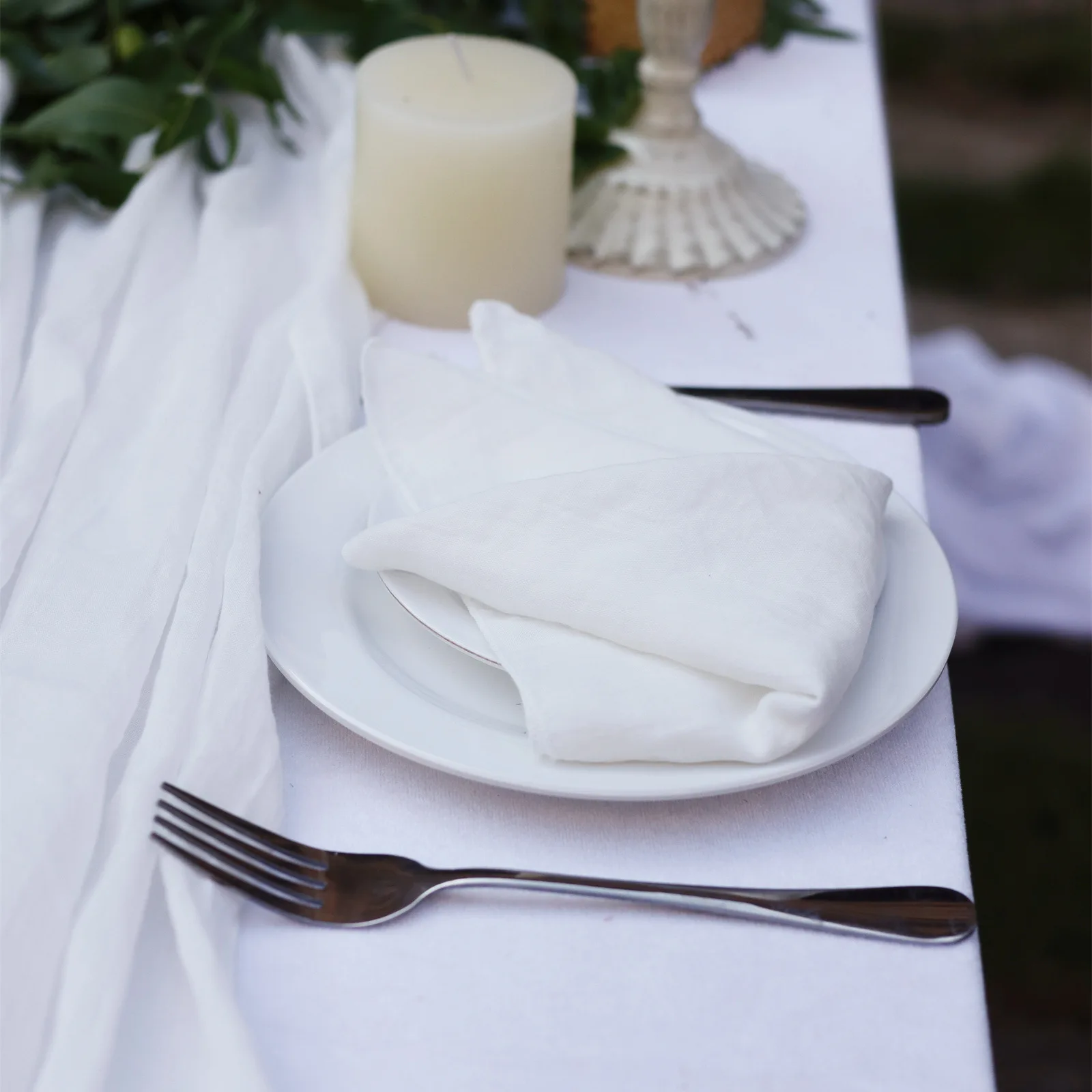 Custom Wedding Cotton Gauze Cheesecloth Napkins Wedding Napkins Cloth